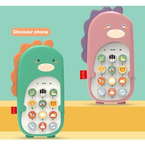 Kids Learning Toys Baby Mobile Phone Toy Kids Phone Toy With Music And Vibration Bilingual For Baby Telephone Early Learning Toy