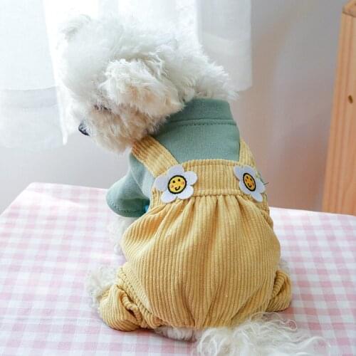 Dog Clothes for Small Dogs Male Comfortable Puppy Clothes Schnauzer Cat Clothing Cute 2021 New Dog Clothes Chihuahua Jumpsuits