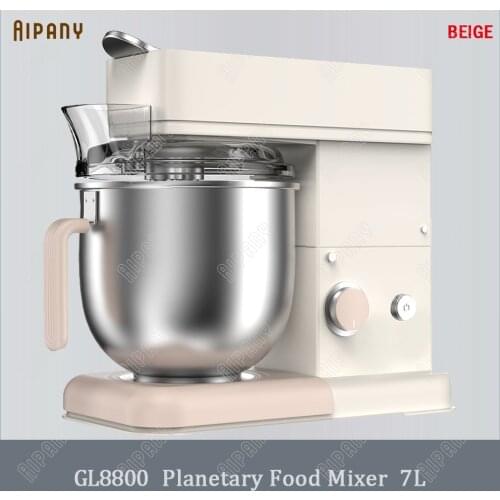GL8800 planetary dough mixer 7L stainless steel cream egg whisk blender cake bread kitchen stand food mixer mixing chef machine
