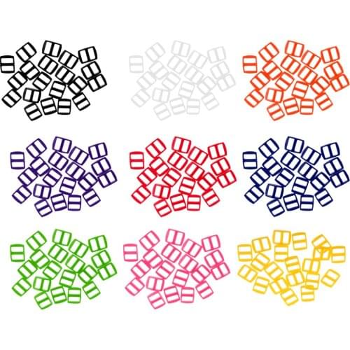 Pack Of 20 Plastic Buckle Snap For Backpack Shoulder Strap Slider Fastener