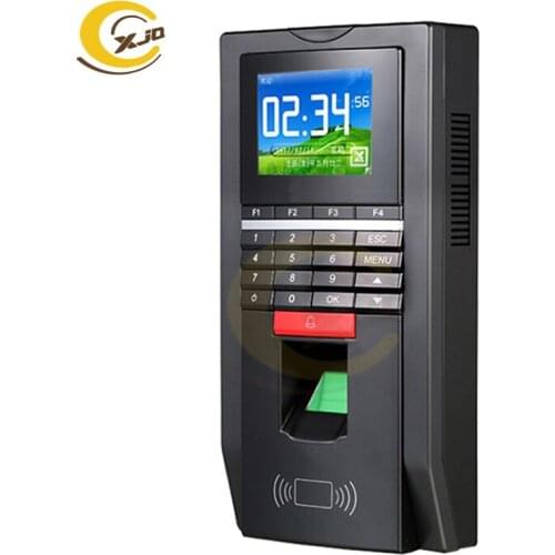 XJQ Free software Biometric Fingerprint RFID Card Password Recognition Access Control and Time Attendance device Realand F131S