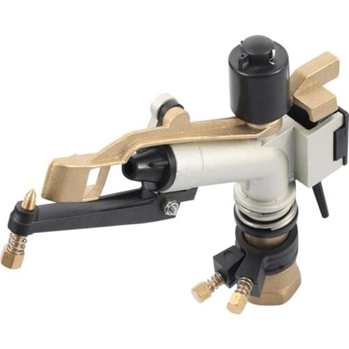 1" Female Thread Zinc Alloy Sprinkler Gun Big Covering Range Long Shot Water Gun Farmland Field Horizontal Oscillating Sprinkler