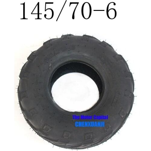 2019 Hot Sale 6 Inch ATV Tubeless Tires 145/70-6 Fit for Four Wheel Vehcile 50cc 70cc 110cc Small ATV Front or Rear Wheels