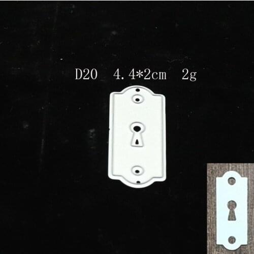 2021 Keyhole Metal Cutting Dies DIY Scrapbooking Paper Photo Album Crafts Knife Mould Cards Embossing Mold Stencils for Decor