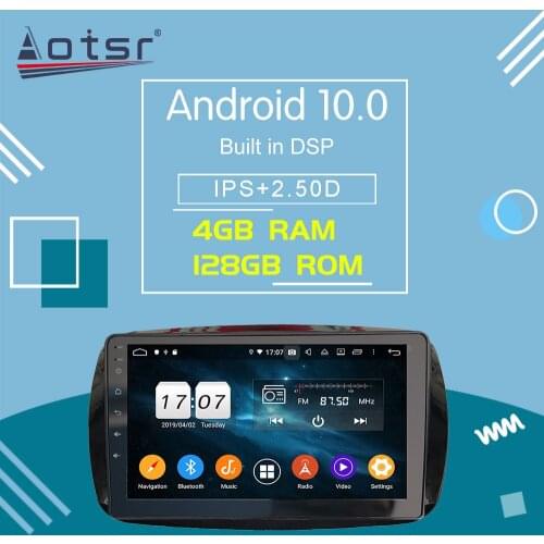 For Mercedes-Benz Smart Fortwo 3 C453 A453 W453 2014 2020 Android 10 Car Radio GPS Navigation Player Car DVD Multimedia Player