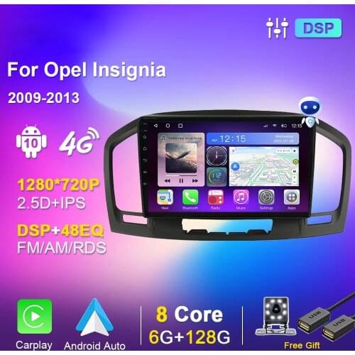 Android Autoradio For Opel Insignia 2009-2013 Buick Regal Car Radio Multimedia Player Stereo Navigation GPS Carplay No 2 din DVD