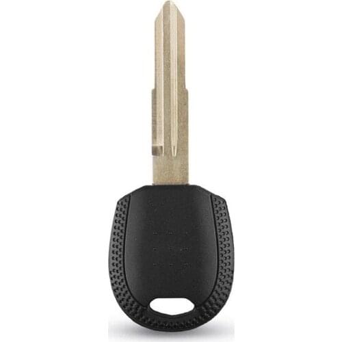 RIOOAK Transponder Carbon Chip Car Remote Key Blank Shell Fob Cover For Kia Rio Sportage Key Case With Left /HYN7 Key Blade