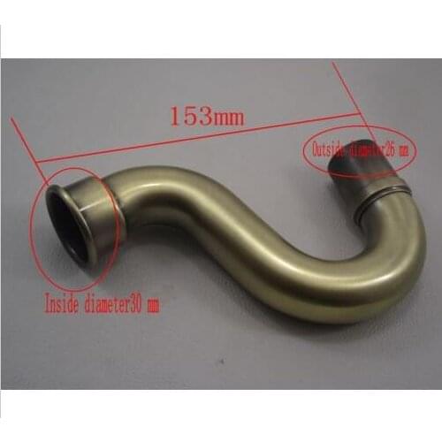 Bass clarinet neck for repairing workshop clarinet parts