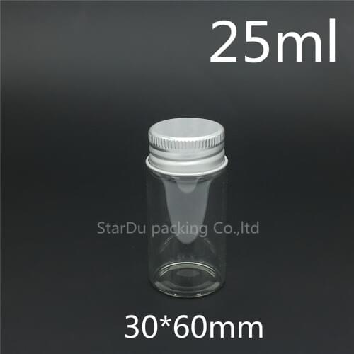 Free shipping 200pcs/lot diameter 30mm 25ml screw neck glass bottle for carft/storage candy,liquid cosmetic bottles