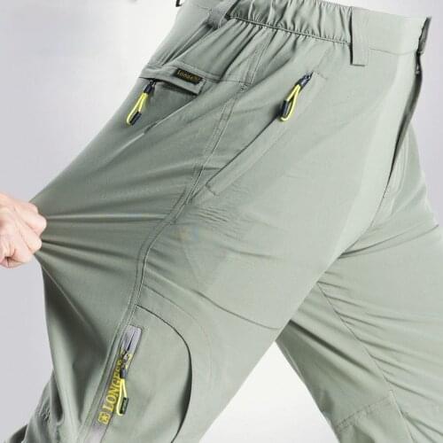 Pants Men Summer Quick Dry Trousers Mens Outdoor Joggers Cago Pants Male Travel/Fishing/Trekking Pant