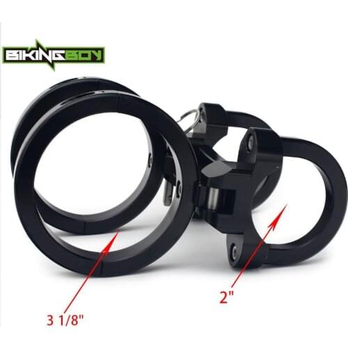 BIKINGBOY ATV UTV 3-1/8" Quick Release Fire Extinguisher Mount For Honda Yamaha Suzuki Kawasaki Polaris Can Am With 2" Tube