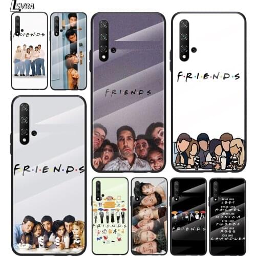 Friends tv Show For Honor 30 20 10 9X 8X Pro Plus Lite Tempered Glass Hot New Shell Luxury Cover Phone Case