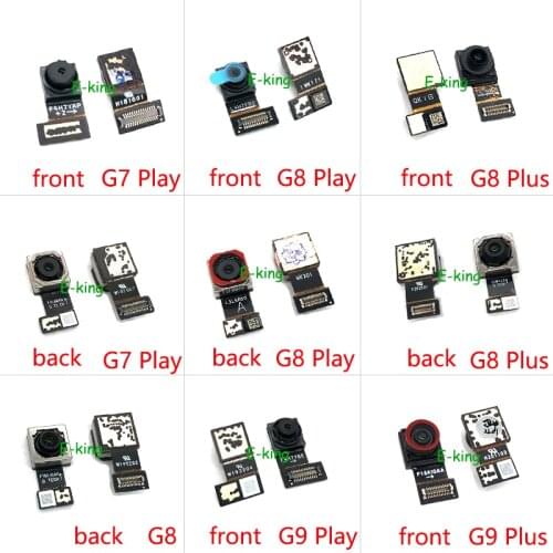 For Motorola Moto G8 Plus Power Lite Front And Back Camera Module Flex Cable Camera Replacement Repair Parts