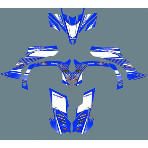 For Yamaha YFZ450R 2009 2010 2011 2012 2013 ATV YFZ 450R Full set of Graphics Decals Free Customized Motorcycle 3M Stickers Kits