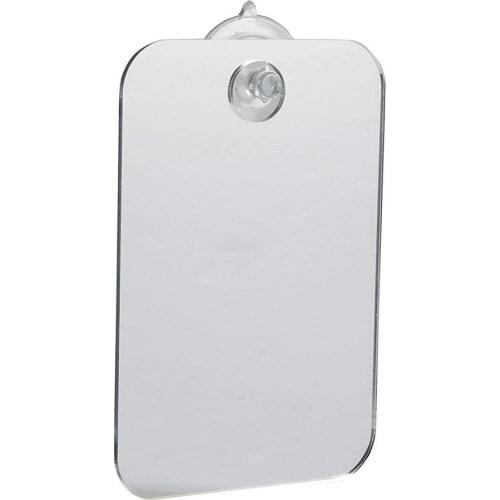 Hot Sale Acrylic Anti Fog Shower Mirror Bathroom Fogless Fog Free Mirror Washroom Travel For Shaving Mirror Bathroom Accessory