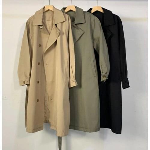 HAIMAITONG Women's Classic Trench Coats