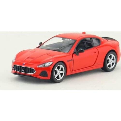 1:38 Scale Alloy Metal Diecast Super Sports Car Model For TheMaserati GranTurismo MC Stradale Collection Model Pull Back Toys