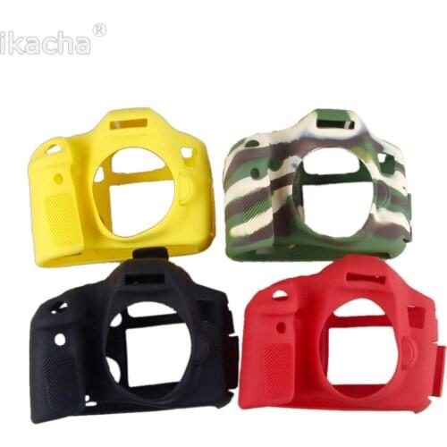Soft Silicone Rubber Camera Protective Body Cover Case Skin For Canon 6D Camera Bag
