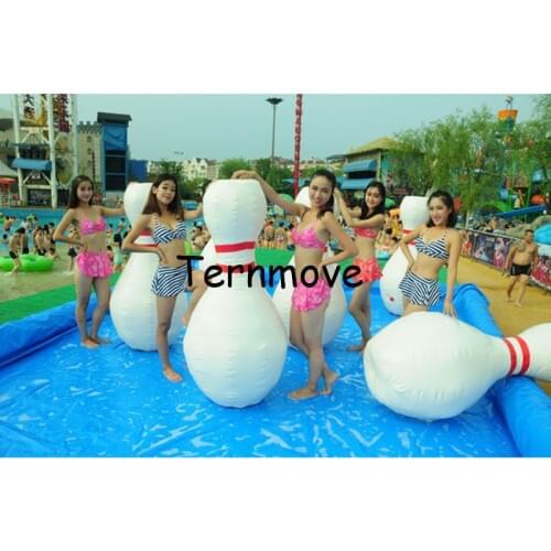 Inflatable human bowling sport giant inflatable throwing bowling ball games inflatable bowling ball human body zorb blowing Game