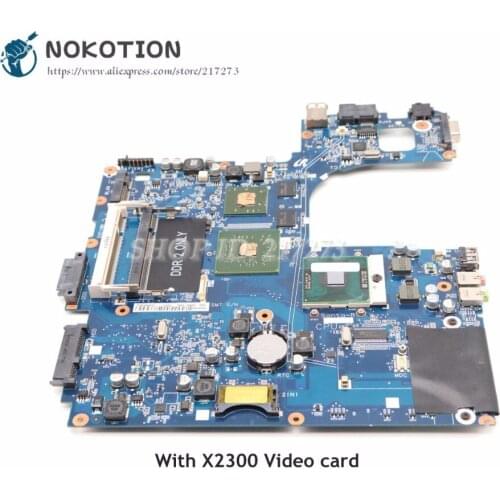 NOKOTION For Samsung R60 NP-R60 Laptop Motherboard X2300 Graphics Free CPU BA92-04849A BA92-04849B BA92-04850A BA92-04850B