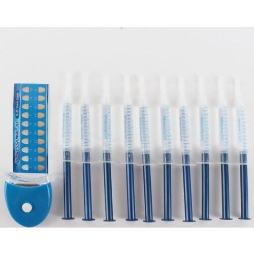 Original Dental Equipment Teeth Whitening 44% Peroxide Dental Bleaching System Oral Gel Kit Tooth Whitener 10pc Gel