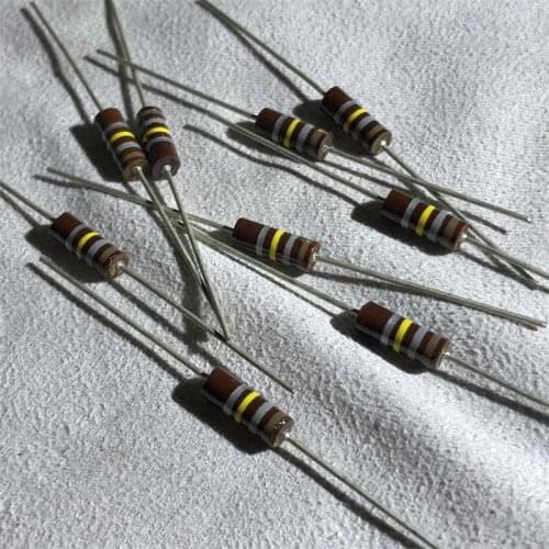Original new 100% audio coupling resistance 1/2W 180K 180KR carbon film core (Inductor)