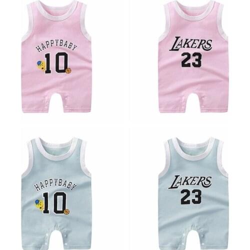 0-1 Years Old Baby Clothes Toddler Girl Romper Summer Boy Sleeveless Jumpsuit New Born Baby Onesie Cotton Vest One-piece