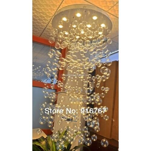 C140-Glass Bubble Chandelier Hanging Lighting Fixture for Sale