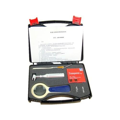 Cross Adhesion Tester Cross-Cut Tester 1MM/2MM/3MM with Magnifier Y
