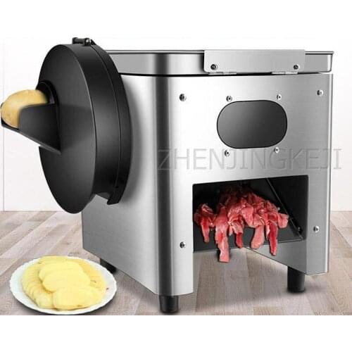 Electric Meat Cutter Commercial Mincer Fully Automatic Stainless Steel Potato Slicer Dicing Machine Food Processor Cutting Tools