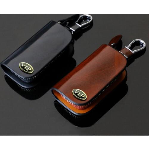 SNCN Universal Car Leather Key case bag for Audi/Toyota/Volkswagen/Skoda/Mazda/Mitsubishi/Ford/BMW Key bag Keychains key cover