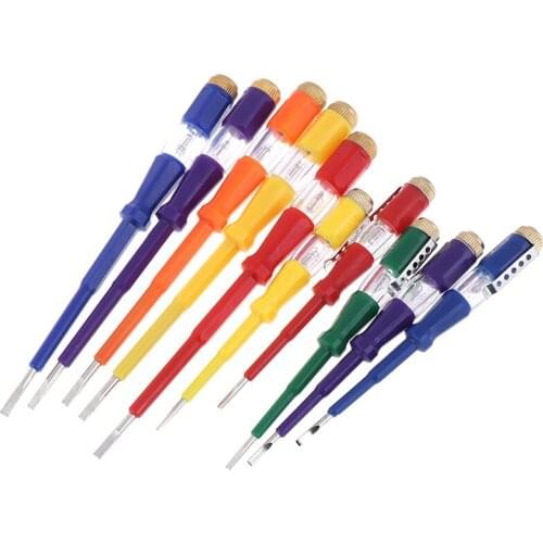 14cm,19cm 220V Waterproof Induced Electrical Tester Screwdriver With Indicator Light Random