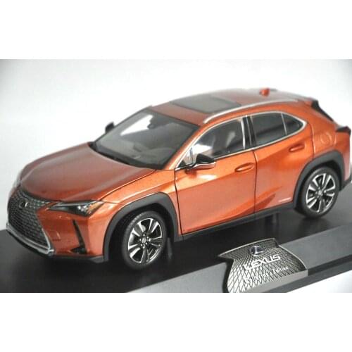 1:18 Diecast Model for Lexus UX 260h 2020 Orange SUV Alloy Toy Car Miniature Collection Gift UX 260 UX260h Toyota