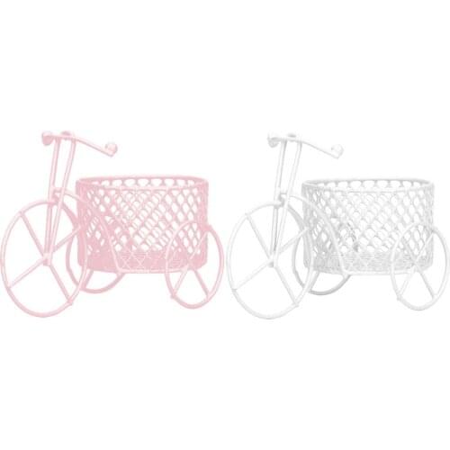 1pc Creative Candy Rack Sponge Storage Jewelry Container lron Tricycle Car Rack Candy Box Sugar Shelf Ornaments Rack Home Decor