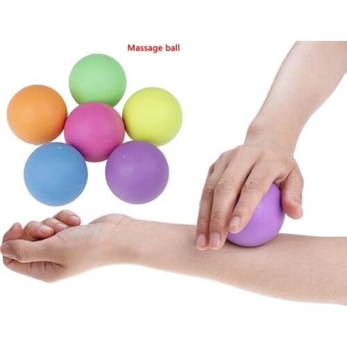 1 Pcs Yoga Fitness Massage Ball TPE Rubber Trigger Point Relaxation Self Massage