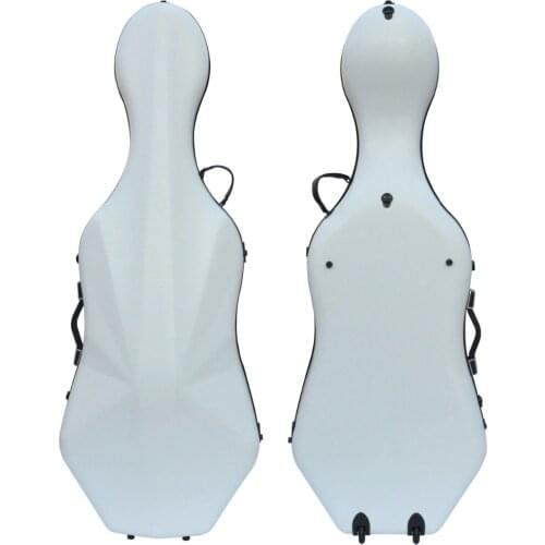 4/4 Cello Case Carbon fiber White Cello Accessories & Parts High strength load-bearing 300KG