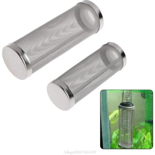 Stainless Steel Aquarium Filter Entry Net Shrimp Cylinder Fish Tank Inflow Inlet Au18 20 Dropship