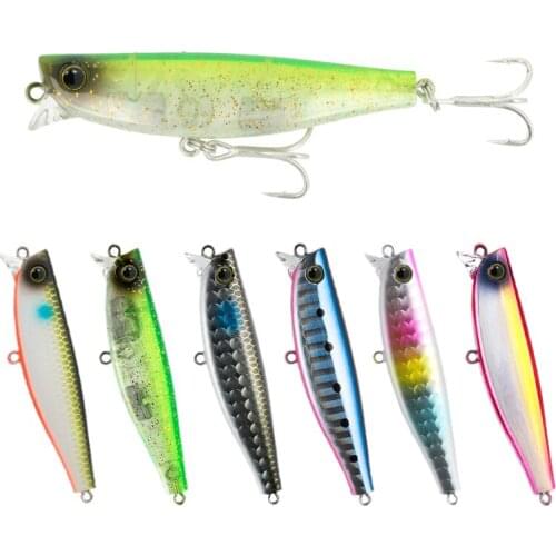 AI-SHOUYU 1PCS Fishing Lure Minnow 60mm 10g Hard Bait Tight Wobbler Sinking Jerkbait Fishing Tackle New Model 9058
