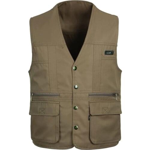 Grandwish Outdoor Fly Fishing Vest Life Jackets Breathable Men Jacket Multi-pockets Waistcoats Male Photograph Hunt Vest,GA128