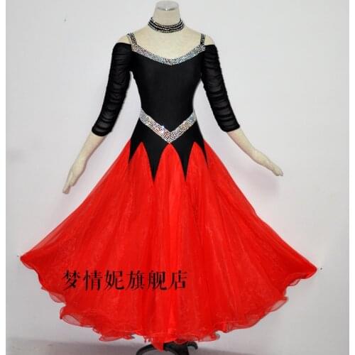 Customize New ballroom dance dress standard ballroom waltz dresses ballroom dance competition dresses custom made LXT423