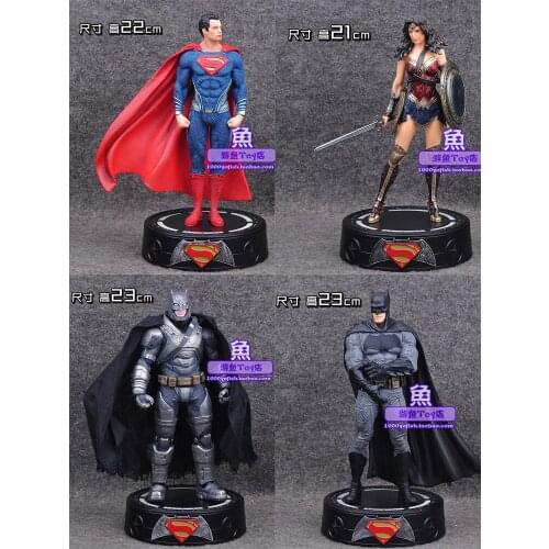 Classic Comic Anime Film Super Hero Base Light Statue Figure Model Toys Gift Collection