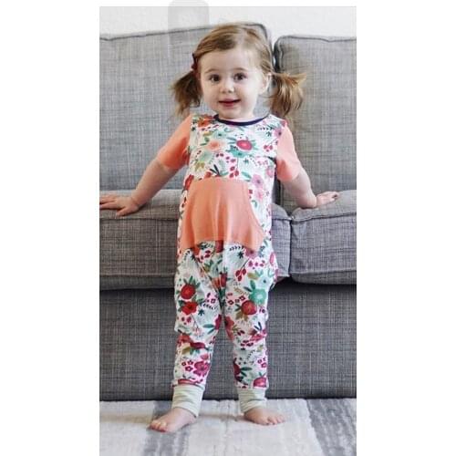 Fashion Baby Girl Romper 2020 Summer Infant Toddler Short Sleeves Jumpsuit+Headband 2 Pcs Suit Sets Baby Girls Clothing