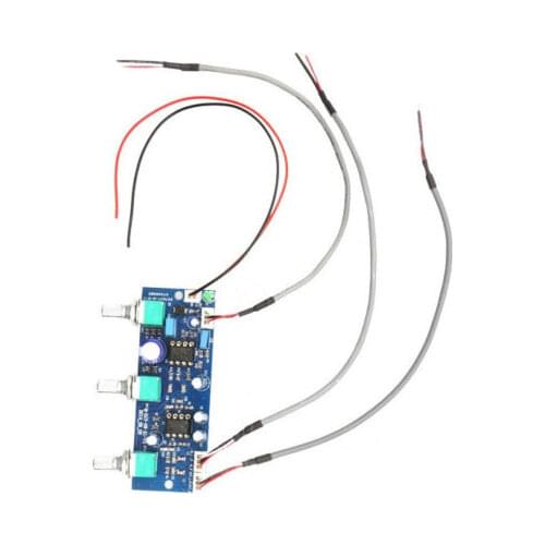 NE5532 2.1 Channel Subwoofer Low Pass Filter Pre AMP Amplifier Board 12V ~ 24V DC