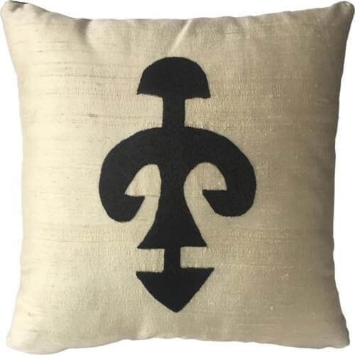 Cushion Home Decor Silk Handmade Embrodiery Design Award Winner Turkey Ornamental Anatolian Motif Home Decoration Stylish Pillow