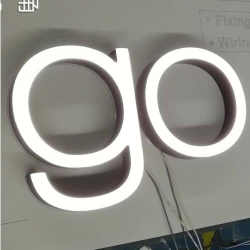 Professional Making Custom Durable Acrylic Sign Solid 3D Light Letter for Home Bar