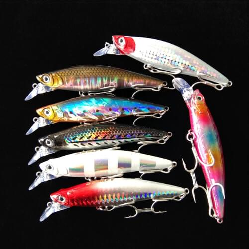 Swolfy 7 colors 10cm 33g Fishing lures Sinking Minnow lure High Quality Hard Baits Good Action Wobblers