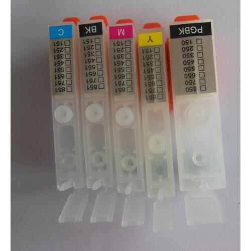 Vilaxh ink cartridge PGI550 PGI-550 CLI-551 Refillable Cartridge For Canon IP7250 MG5650 MG5450 MX925 MG5550 MG6450 MG6650