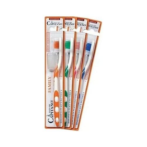 Paste the captains teeth Toothbrush FAMILY medium 10 pieces