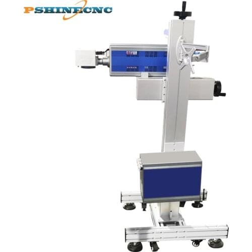 High speed co2 galvo flying laser marking machine non-metal Engraving