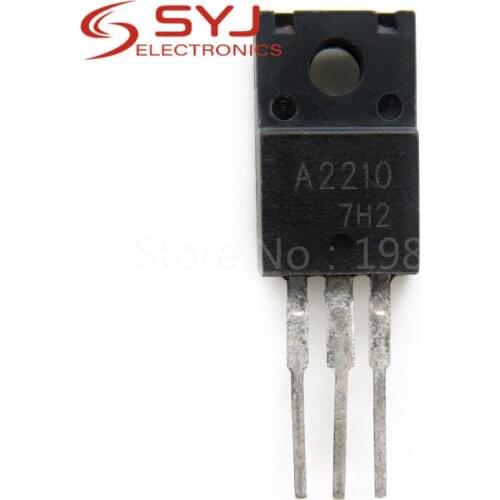 10pcs/lot=5pairs 2SA2210 + 2SC6082 A2210 C6082 TO-220F In Stock